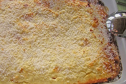 Feiner Pfirsich - Milchreis - Auflauf