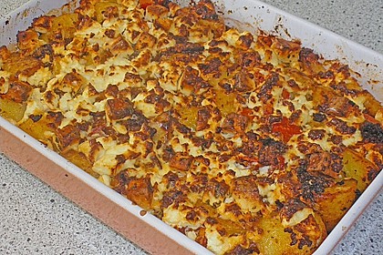 Kartoffelauflauf auf griechische Art