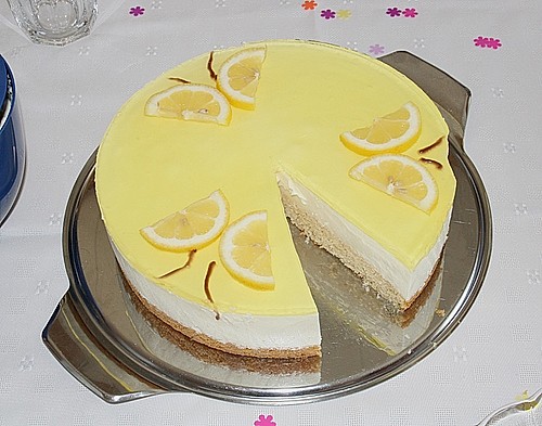 Einfache Zitronen - Joghurt - Torte (Rezept mit Bild) | Chefkoch.de