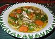 Gem&uuml;sesuppe mit Pute
