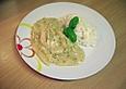 Putengeschnetzeltes mit Chicoree und Schwarzwurzeln