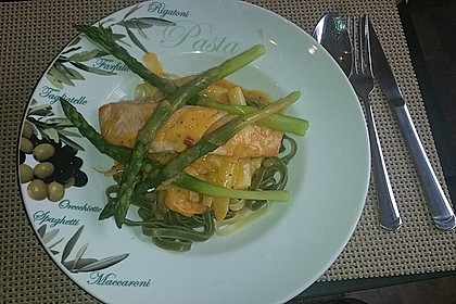 Spargel in rosa Basilikum - Käse - Sauce mit Filet vom Schwein, Huhn oder Pute 45