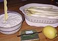 Spargel mit Vanille - Meersalz - Butter und Kr&auml;utercreme