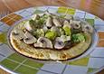 Pfannkuchen mit Porree - Pilz - F&uuml;llung