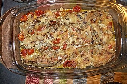 Überbackener Chicoree