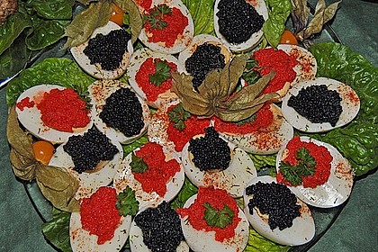 Gef&uuml;llte Eier