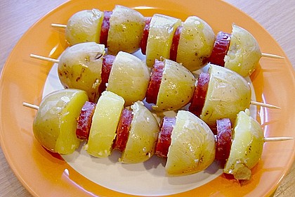 Spanische Kartoffelspieße 8