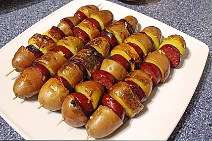 Spanische Kartoffelspieße 1