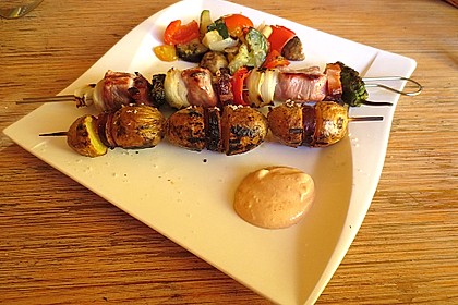 Spanische Kartoffelspieße 3