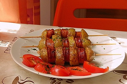 Spanische Kartoffelspieße 4
