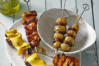Spanische Kartoffelspieße 2