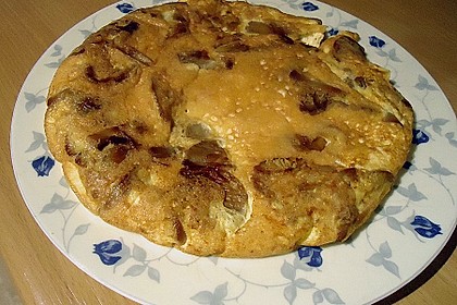Pizza - Omelette mit Champignons 1