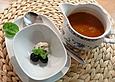 Tomatensuppe mit Olivennockerln