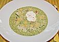 Orientalische Spinatsuppe