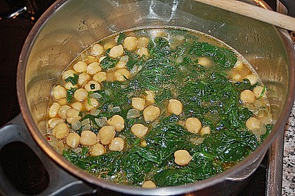 Orientalische Spinatsuppe 1