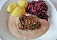 Rouladen mit Blauschimmelk&auml;se