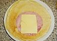 &Uuml;berbackene Schinken - K&auml;se - Crepes