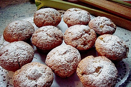 Rhabarber - Muffins 1