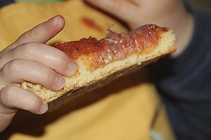 Pizzateig ohne Hefe 4
