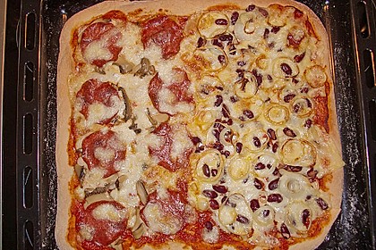 Pizzateig ohne Hefe 7