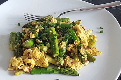 Rührei mit Spargel 10