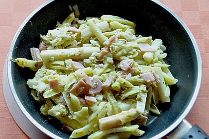 Spargelrösti mit Schinkenwürfeln 6
