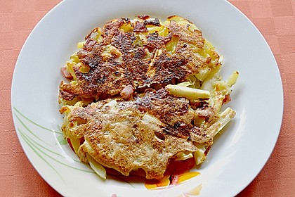 Spargelrösti mit Schinkenwürfeln 1