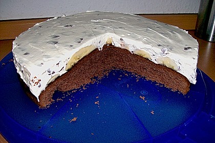Bananen - Stracciatella Torte