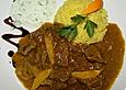 Rinderragout mit Orangen und Curry