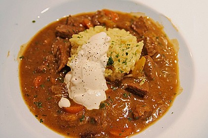Rinderragout mit Orangen und Curry 2