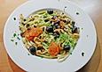Linguine mit Grapefruit - Pfeffer - &Ouml;l