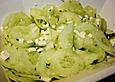 Gurkensalat mit Schafsk&auml;se und Knoblauch