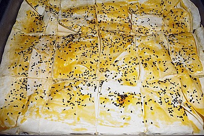 B&ouml;rek auf dem Backblech 2