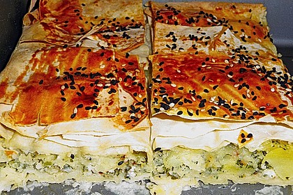 B&ouml;rek auf dem Backblech 3