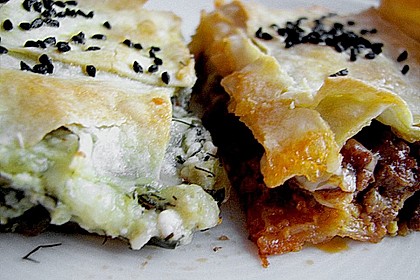 B&ouml;rek auf dem Backblech 4