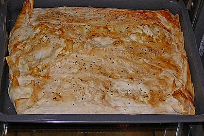 B&ouml;rek auf dem Backblech 8