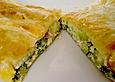 Brokkoli - Bl&auml;tterteig - Strudel
