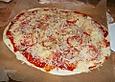 Thunfischpizza mit Schafsk&auml;se
