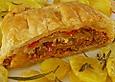 Hackfleisch - K&auml;se - Strudel