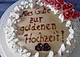 Mohntorte mit Marzipan und Mandeln