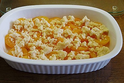 Roros überbackener Aprikosencrumble 2