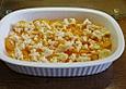 Roros &uuml;berbackener Aprikosencrumble