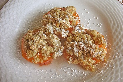Roros überbackener Aprikosencrumble 3