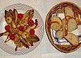 Garnelen auf gebratenem Chicoree