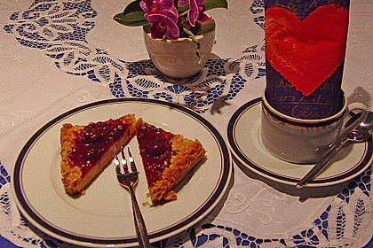 Rote Gr&uuml;tze - Kuchen vom Blech