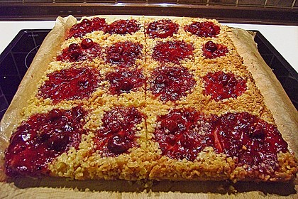 Rote Gr&uuml;tze - Kuchen vom Blech 1