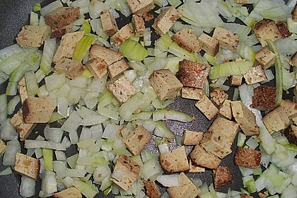 Gr&uuml;ner Spargel mit Tofu zu Spaghetti