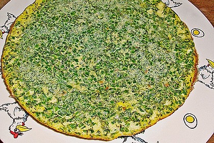 Arabisches Kr&auml;uteromelett