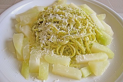 B&auml;rlauch - Linguine mit Kohlrabi