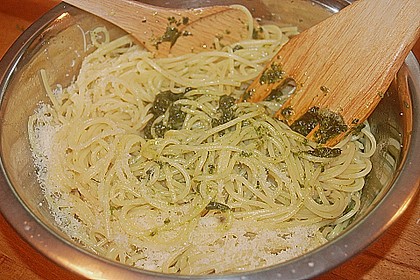 B&auml;rlauch - Linguine mit Kohlrabi 2